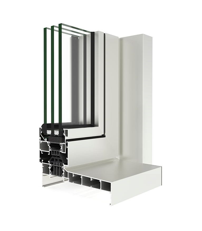 COR 70 OC Half - Hidden Sash