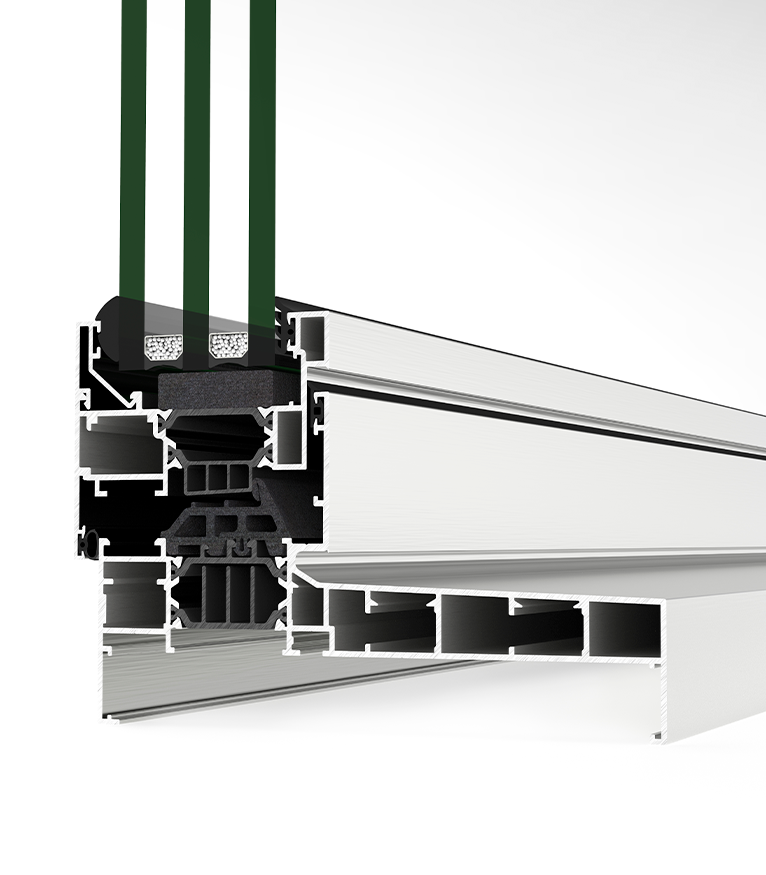 COR 70 OC Half - Hidden Sash