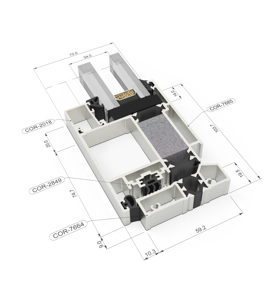 Millennium Plus 70 Door