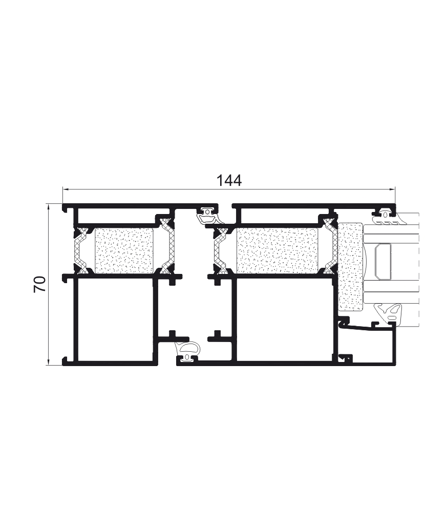 Millennium Plus 70 Door