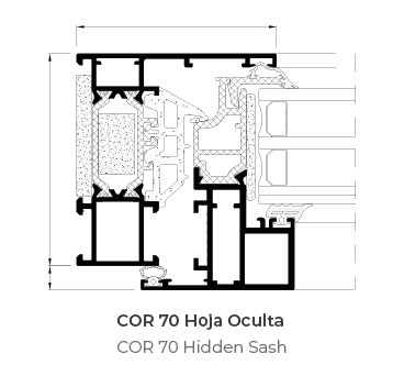 COR 70 Hidden Sash
