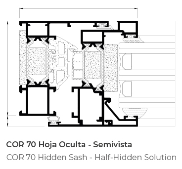 COR 70 Hidden Sash