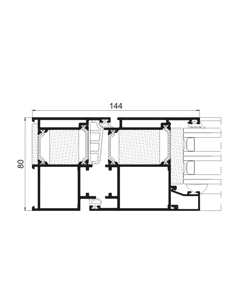 Millennium Plus 80 Door