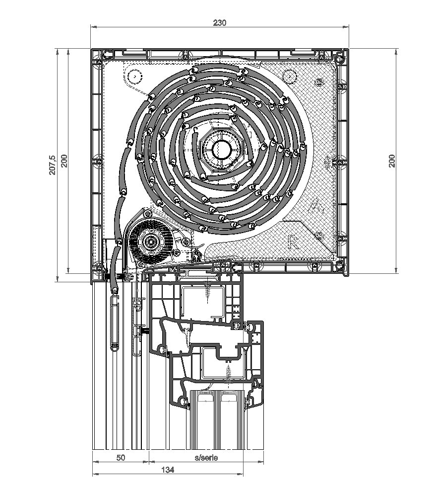 Roller Shutter Box Cortizo Isolation